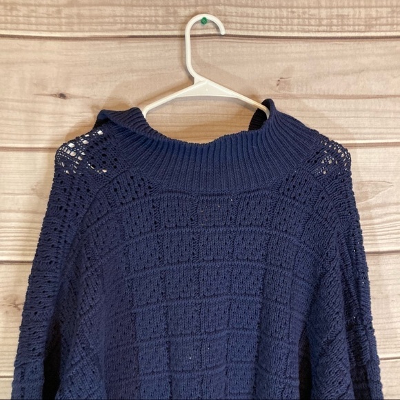 RACHEL Comey x Target Navy Knitted V-Neck Pullover Sweater - Picture 9 of 15